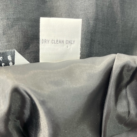 Carole Little VTG Pants Womens 14 Cropped Wide Leg Linen Beachy Coastal Resort - Picture 11 of 12